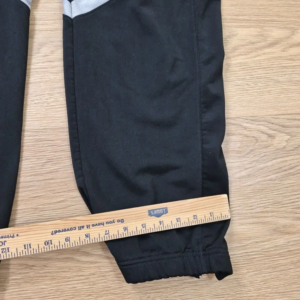 Jordan Pants Mens M Engineered Flight Black Joggers Cargo Snap Pockets Stripe